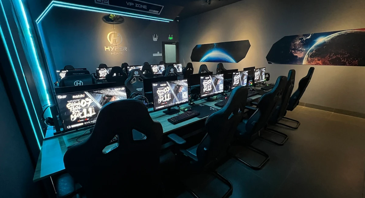 Lắp đặt phòng Game Hyper iCafe tại Nha Trang
