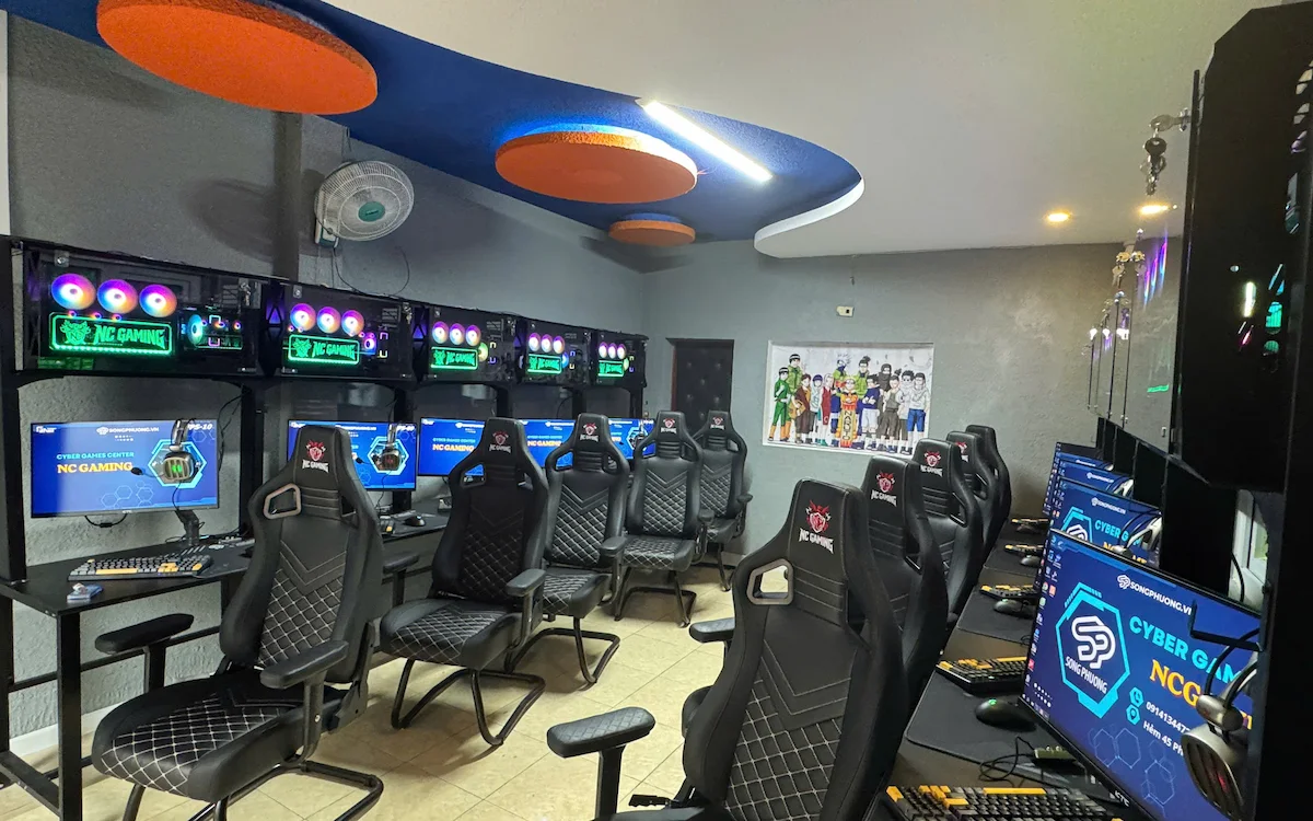 Lắp đặt Phòng Game 50 Máy Đà Lạt